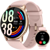 Smartwatch Damen Frauen mit Telefonfunktion Armbanduhr Sportuhr Fitnessuhr