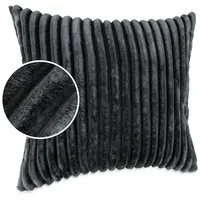 Kisska Dekokissen Kissenbezug Sofakissen Pillow Plüsch Kuschelkissen Zierkissen Cord