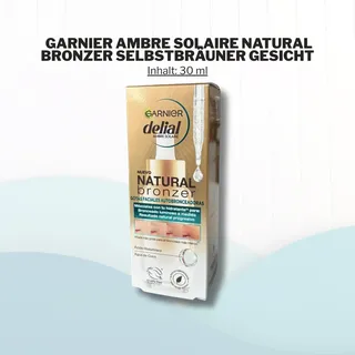 Garnier Ambre Solaire Natural Bronzer Selbstbrauner Gesicht 30ml