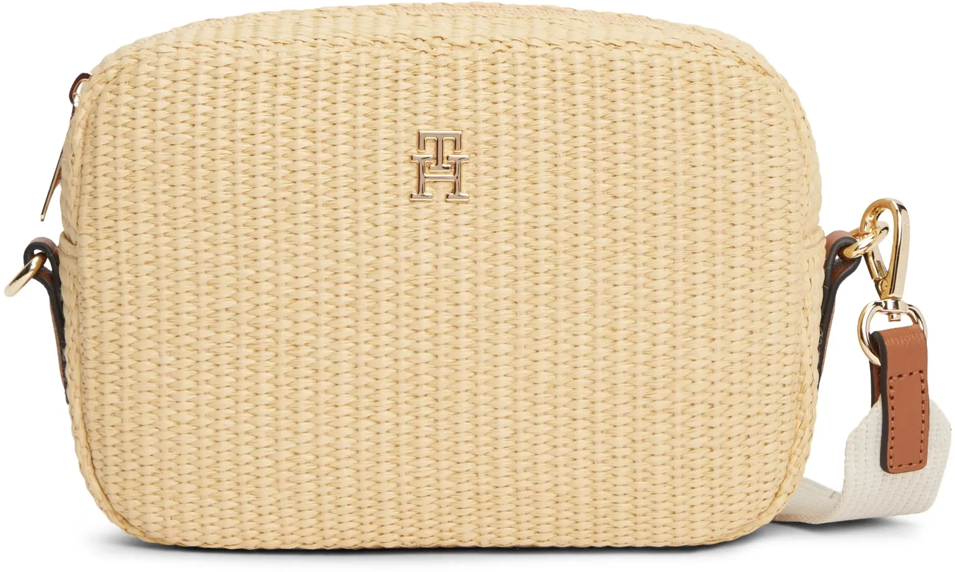 Tommy Hilfiger Popette - Umhängetasche 22.5 cm (natural raffia)