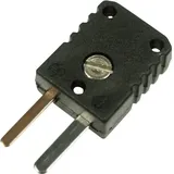 B + B THERMO-TECHNIK 0220 0006 Miniaturstecker Typ J, schwarz Schwarz Inhalt:
