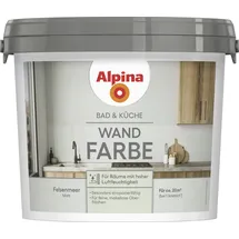Alpina Bad- und Küchenfarbe Felsenmeer grau matt 2,5 l