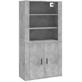 vidaXL Highboard Betongrau Holzwerkstoff