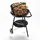 Relaxdays Holzkohlegrill mit Rollen schwarz