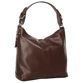 Samantha look Henkeltasche Leder Brown