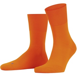 Falke Unisex Socken Run Freizeitsocken, unifarben Orange 44-45
