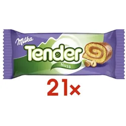 Milka 21er-Pack Nuss-Schokoriegel »Tender Nuss«