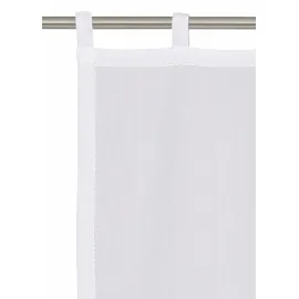 HOSSNER - ART OF HOME DECO Scheibengardine "Großglockner", weiß, B:47cm H:120cm, Baumwolle, HOSSNER - ART OF HOME DECO, Gardinen, HxB: 120x47