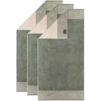 CAWÖ Handtuch 3er Pack 'Luxury Home Two-Tone' Field