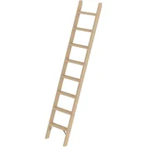 Günzburger Stufen-Anlegeleiter Holz 8 Stufen