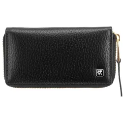 ZWILLING Beauty Maniküre Pediküre Set 3tlg. mit Kombi-Nagelschere, Leder, schwarz Nagelpflegeset 