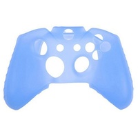 Anti-Schlupf-Silikon-Schutzhülle Deckhaut für Microsoft Xbox One Controller-Blau
