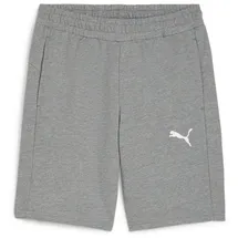 Puma teamGOAL Casuals Sweatshorts Herren 33 medium gray heather/white 3XL