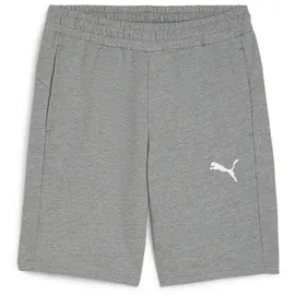 Puma teamGOAL Casuals Sweatshorts Herren 33 medium gray heather/white 3XL