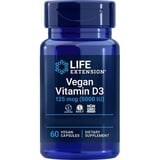 Life Extension Life Extension, Vegan Vitamin D3, 5000 IU, 60 Vegan Capsules