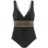 LASCANA Damen Badeanzug schwarz | 42D