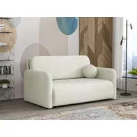 Mirjan24 Schlafsofa Viva Sun III, mit Schlaffunktion und Bettkasten, 150x103x85 cm, drei Sitzer, Metallfüße beige