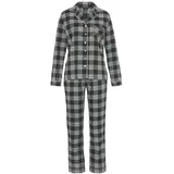 H.I.S. H.I.S Damen Pyjama schwarz-weiß Gr.34