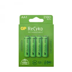 1X4 Gp Recyko + Nimh Aa 2100Mah Akku, sofort einsatzbereit
