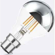 LEDKIA Led-glühbirne Filament B22 8w 800 Lm A60 Chrome Reflect No Flicker 2200k Superwarm