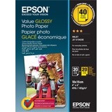 Epson Value Glossy Photo Paper S400044 10x15cm 2x20 Blatt