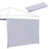 BONTEC 3 x 3 m Seitenteil/Seitenwand ohne Fenster für Pavillon Faltpavillon, Wasserdicht, Ohne Vordach, Terrasse, Balkon, Schutzhülle für Outdoor