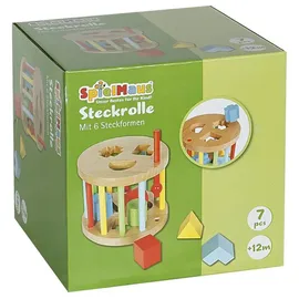 Vedes SpielMaus Holz Steckbox rund 6 Steine (40771115)