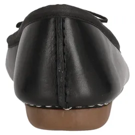 CLARKS Freckle Ice Ballerinas Black Leather 37 1/2