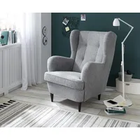 Sconto Oskar Polyester 70 x 101 x 98 cm grau