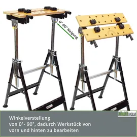 Trutzholm 100 kg Werkbank Klappbar Höhenverstellbar Werktisch