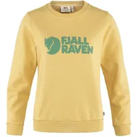 Fjällräven Logo Sweater W Sweatshirt, Mais Yellow, XS