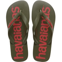 Havaianas Unisex Top Logomania 2 Flip-Flop, Grüne Yucca, 39/40 EU - 39/40 EU