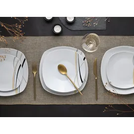 CreaTable Square City Line Tafelservice 18-tlg. weiß