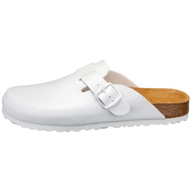 LICO Bioline Clog Unisex Erwachsene Hausschuh, Weiß, 40