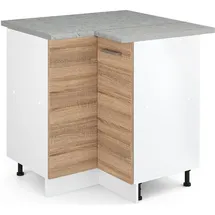 Vicco Eckunterschrank R-Line 75,6 x 81,6 x 60 cm Weiß