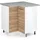 Vicco Eckunterschrank R-Line 75,6 x 81,6 x 60 cm Weiß