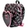 Loungefly Lucys Tattoo Doppeltes Herz Rucksack Schwarz