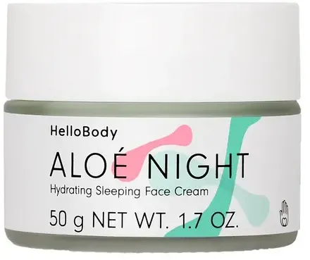 HelloBody Feuchtigkeitsspendende Nachtpflege Aloé Night