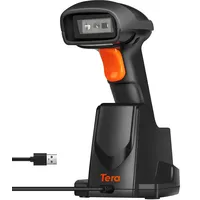 Tera Pro Extreme Leistung 1MP-Kamera Barcodescanner QR 2D 1D Bluetooth Barcode Scanner Wireless 2,4G mit USB Ladestation HW0007