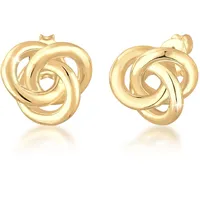 Elli Ohrstecker Knoten gold 925 Sterling Silber onesize