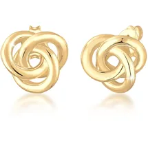 Elli Ohrstecker Knoten gold 925 Sterling Silber onesize
