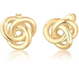 Elli Ohrstecker Knoten gold 925 Sterling Silber onesize