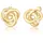 Elli Ohrstecker Knoten gold 925 Sterling Silber onesize