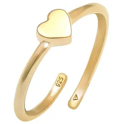 Elli Kinder Herz Liebe 925er Silber Ringe   Damen 