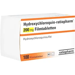 HYDROXYCHLOROQUIN-ratiopharm 200 mg Filmtabletten 100 St