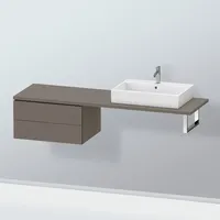 Duravit L-Cube Seitenschrank, 2 Auszüge, LC585909090,