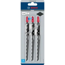 Bosch Stichsägeblatt T 313 AW Special for Soft Material 3 Stück