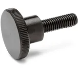 Ganter Normelemente Hohe Rändelschrauben DIN 464-M2-10 Gewinde M2 Gewindelänge 10 mm 5 Stück