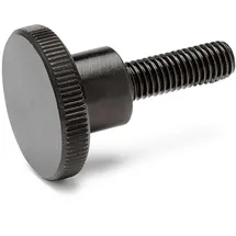 Ganter Normelemente Hohe Rändelschrauben DIN 464-M2-10 Gewinde M2 Gewindelänge 10 mm 5 Stück