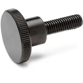 Ganter Normelemente Hohe Rändelschrauben DIN 464-M2-10 Gewinde M2 Gewindelänge 10 mm 5 Stück